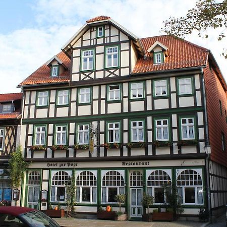Hotel Garni Zur Post Wernigerode Esterno foto