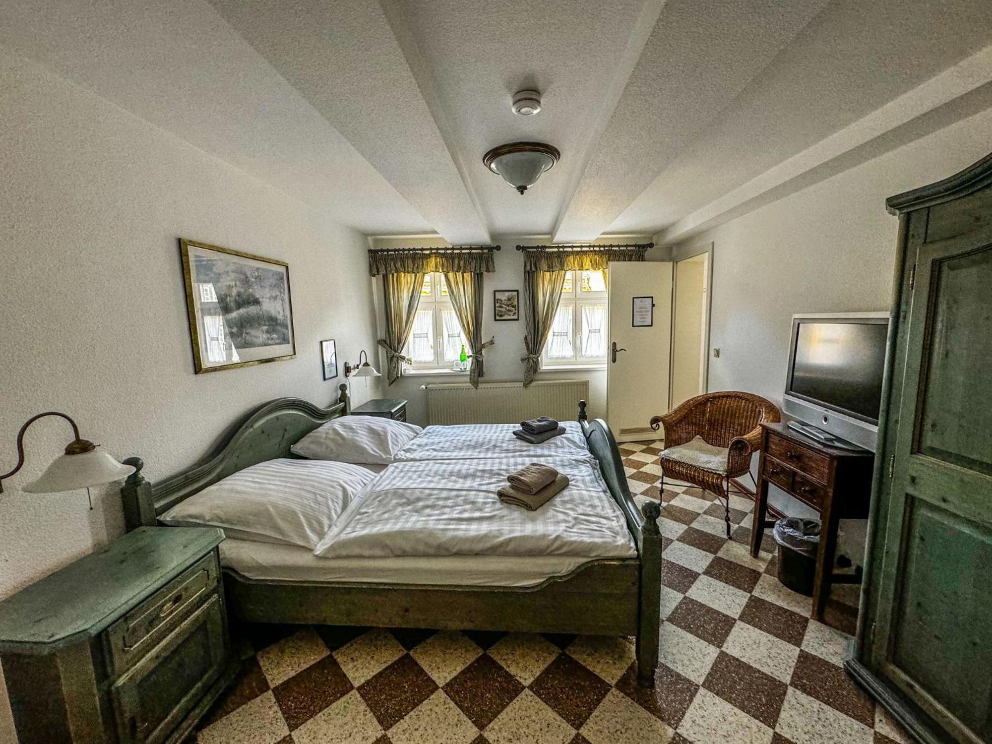 Hotel Garni Zur Post Wernigerode Esterno foto