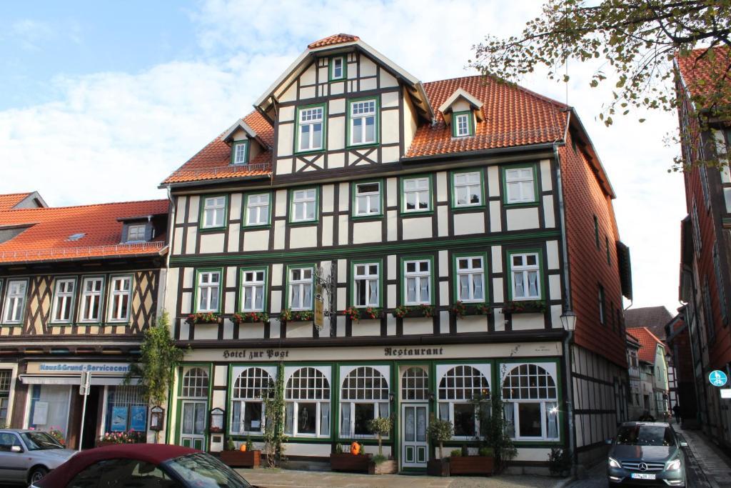 Hotel Garni Zur Post Wernigerode Esterno foto