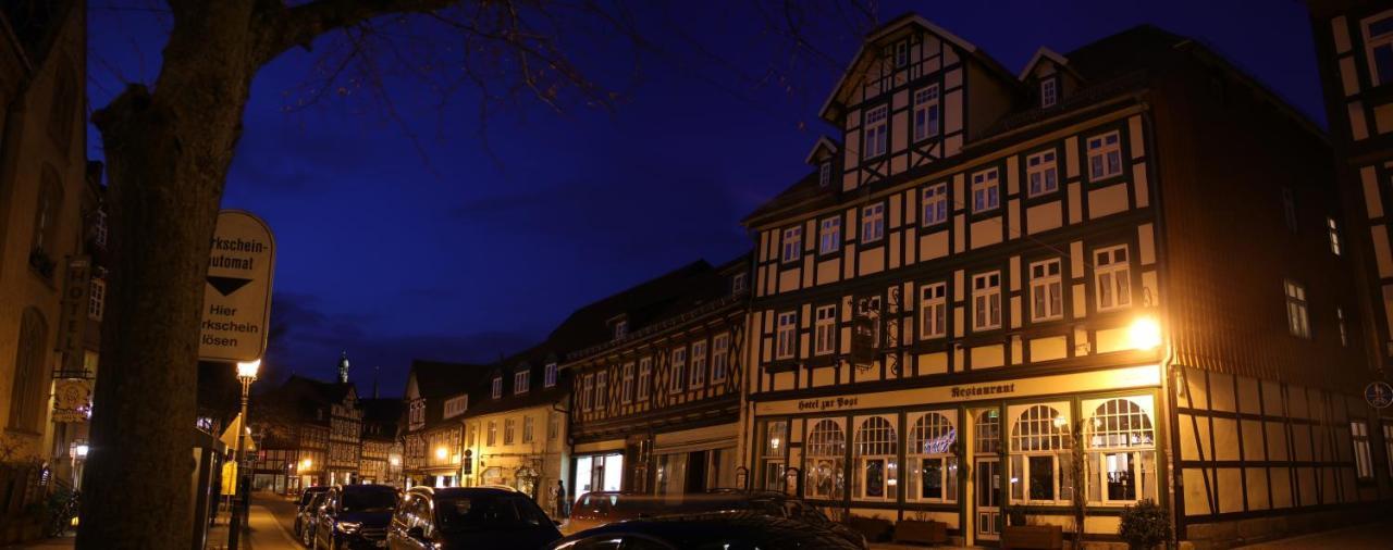 Hotel Garni Zur Post Wernigerode Esterno foto